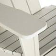 thumbnail image 4 of WestinTrends Malibu Outdoor Patio Porch Rocking Adirondack Chair (Set of 2), Sand, 4 of 16