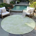 thumbnail image 6 of Addison Rugs Chantille Indoor/Outdoor Transitional Geometric Sage Washable Round Rug, 8' x 8', 6 of 6
