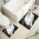 thumbnail image 1 of Juego de 2 alfombrillas de baño | Alfombras de baño de poliéster antideslizantes, absorbentes y de secado rápido | Alfombrilla de inodoro en forma de U | Alfombrillas de baño suaves y duraderas para, 1 of 6