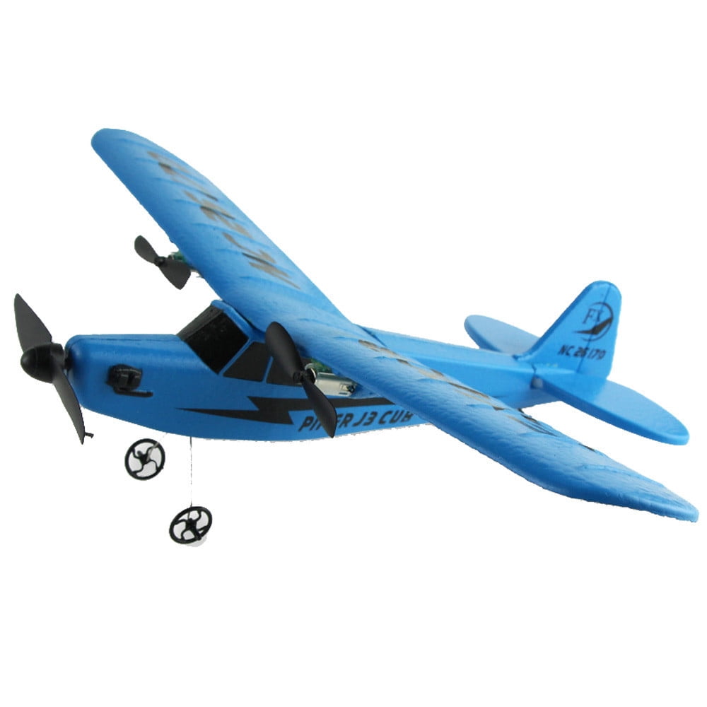 2.4G RC 2CH Plane Airplane Remote Control Glider Aircraft Model Drone Foam Toys 