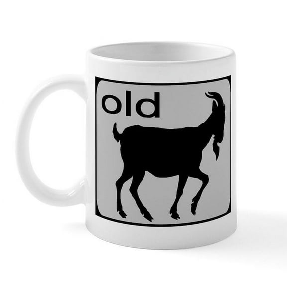 CafePress - OLD GOAT Mug - 11 oz Ceramic Mug - Novelty Coffee Tea Cup