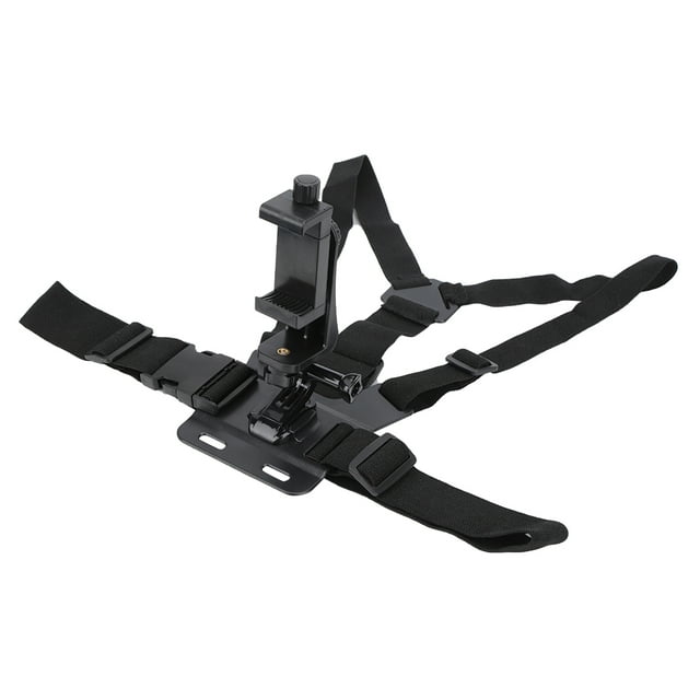 Action Camera Adjustable Harness Strap,Plastic Black Adjustable Chest Adjustable Chest Harness Strap Action Camera Chest Harness Strap Stylish and Modern