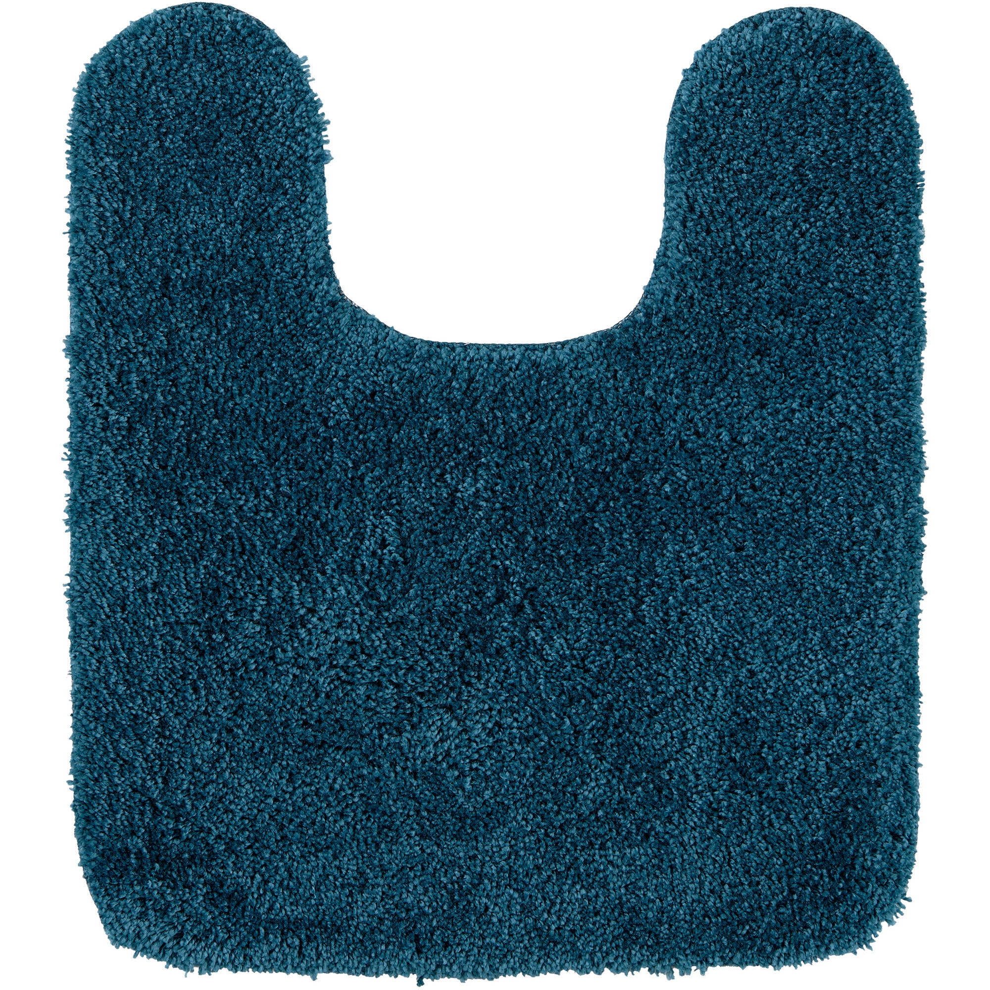 Mainstays Performance Nylon Bath Rug, Baltic Sea, 19.5" x 22" Contour