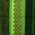 thumbnail image 1 of Ahgly Company Indoor Square Abstract Green Modern Area Rugs, 4' Square, 1 of 4
