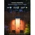 thumbnail image 5 of Govee Outdoor Deck Lights, Rgbic Outdoor Lights With 4000K White Light, Ip65 Smart Fence Lights With App Control, Voice Control, Led Path Light For Outdoor Decor,Wired 6 Packs (32.8Ft), 5 of 5