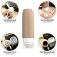 thumbnail image 3 of Micebay Silicone Travel Bottles, Leak Proof Toiletry Containers for Shampoo, Conditioner & Lotion, Cream, 3 of 8