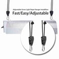 thumbnail image 7 of Pulley Ratchets, Heavy Duty Rope Clip Hanger Adjustable Lifting Pulley, 200cm  Nylon Rope, For Kayak And Canoe Boat Bow Rope Lock Tie Down Strap, 7 of 7
