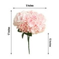 Efavormart 5 Bushes | Blush / Pink Artificial Silk Hydrangea Flower ...