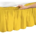 thumbnail image 2 of 100% Egyptian Cotton 1 PCs Wrap Around Bed Skirt 21 inches (Yellow,King ), 2 of 5
