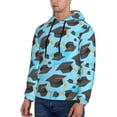 thumbnail image 3 of Salouo Graduation Hats1 Pattern Men's Fall Hoodie Sweatshirt,Sport Hoodie with Pockets for Men Pullover Casual Hooded Sweatshirt-Medium, 3 of 7