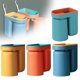 thumbnail image 2 of No Punching Mouthwash Cup Toothbrush Cup Wall Hanging Bathroom Storage Box Upside Down Drain, 2 of 5