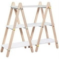 thumbnail image 1 of Babyletto Dottie 3 Shelf Bookcase in White and Washed Natural, 1 of 4