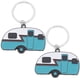 thumbnail image 1 of 2 uds llavero Camper Camping Van Charm colgante llaveros llaveros de viaje, 1 of 5