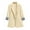 Beige, variant on Lovskoo 2024 Blazers for Women Business Casual 3/4 Sleeve Button Cardigan Suit Coat Top Cardigan Black