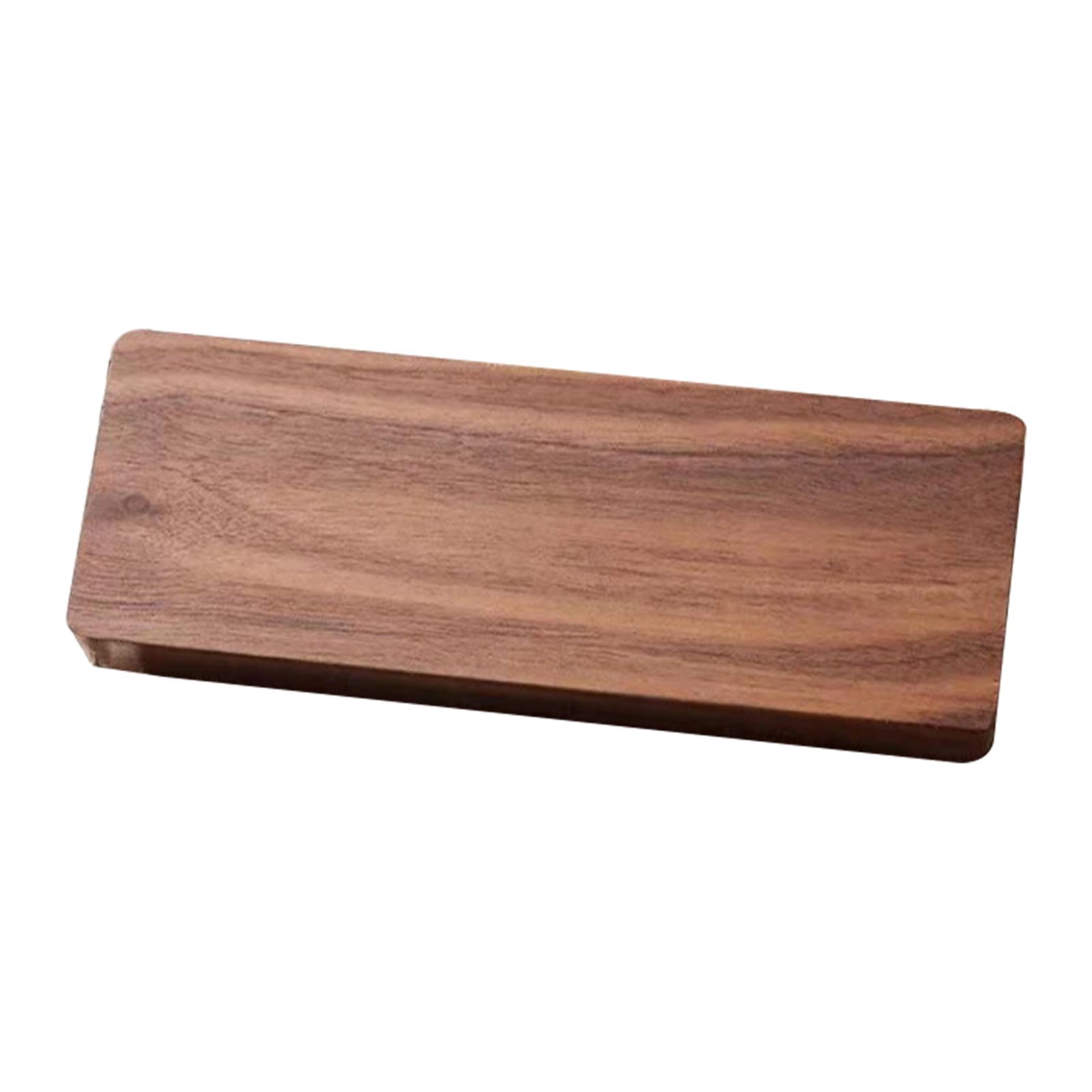 Milageto Empty Palette Box Wood Paint Tray 24 Grids Handcraft Acrylic Paint and Lid Paint