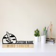 thumbnail image 3 of Handmadetneonsign Wind Surfer Metal Nameplate, Wind Surfer Desk Name Plate, Surfer Desk Nameplate, 3 of 4