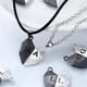 thumbnail image 4 of Collar de pareja con letras de A-Z para mujer y hombre, juego de collares con piedras y corazones, atracción magnética, regalo de Jelwelry, 1 par, 4 of 4