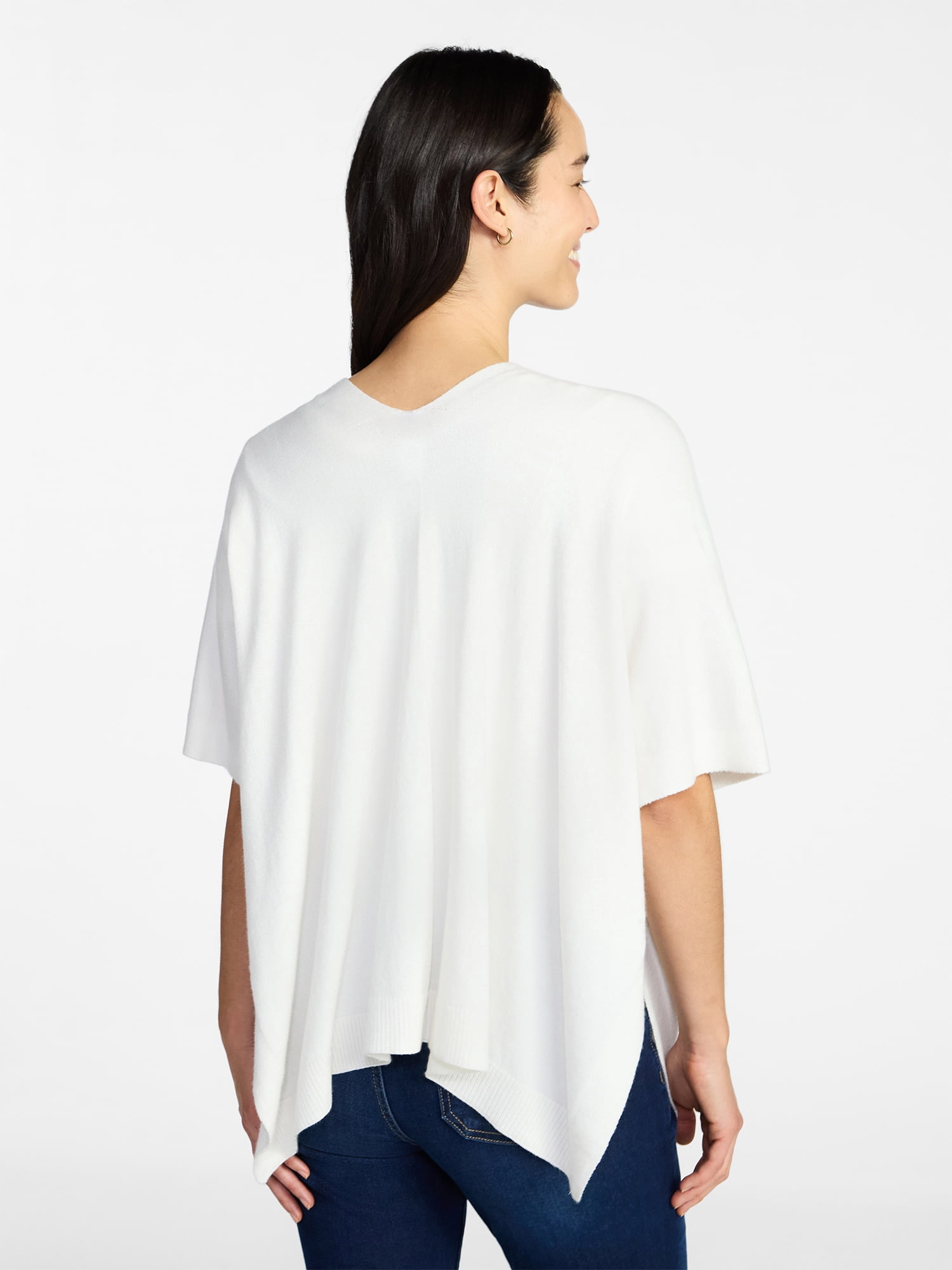 Time and Tru Women's and Women’s Plus Open Front Knit Wrap. Lightweight, Sizes S/M-2XL/3XL