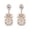 White, variant on CILENON Small Fruit Pineapple Earrings Personalized Earrings European And Korean Earrings 7 Color Optional (B,One Size)