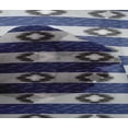 thumbnail image 4 of oneOone Viscose Chiffon Fabric Stripe Ikat Printed Craft Fabric BTY 42 Inch Wide, 4 of 4