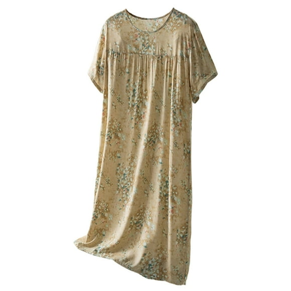 Cute Nightgowns Elephant Nightgown plus Size Pizza Shirt Apparel Shirt Nightgowns 5x Summer Nightgown Enjoy Night Pajamas plus Sized Sleep Shirts Ladies Long Sleeve Shirt Oversized Nightshirts Women W