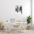 thumbnail image 2 of Stupell Indtries Vertical Black Ink Strokes Abstract Watercolor Over White,24 x 30,Design by VDK Atelier, 2 of 7