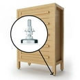 thumbnail image 2 of Adjustable Leveling Feet with Nut Bolt for Table Chair Furniture Foot 4/5 Set, 2 of 4
