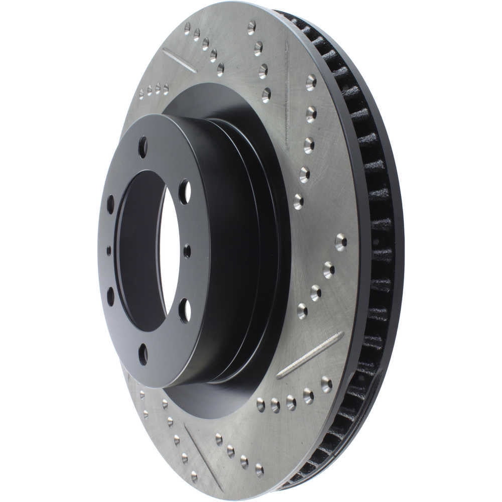 StopTech Slotted & Drilled Sport Brake Rotor Fits select: 2002-2006 VOLKSWAGEN GOLF, 2000-2006 AUDI TT