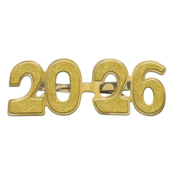 Beistle New Year's Eve 2026 Plastic Glasses Party Favor