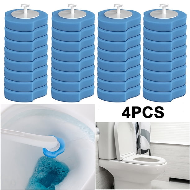 Kits Escobilla Baño Desechables Con Cabezal Repuesto para Limpieza Inodoro El (A)