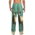 thumbnail image 4 of Elk in The Forest Mens Cotton Pajama Pant Sleep and Lounge Bottons with Pockets, 4 of 7