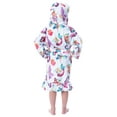 thumbnail image 4 of Mattel Girls' Barbie Fantasy Mermaid Fairy Rainbow Ruffled Bathrobe Robe, 4 of 6