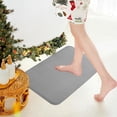 thumbnail image 1 of Dvkptbk Bath Mat - Rubber Backing Non Slip Bathroom Rugs Fit Under Door - Quick Dry Absorbent Gray Bathroom Floor Mats - Shower Rug for in Front of Bathtub 16x24, 1 of 8