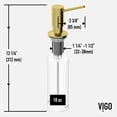 thumbnail image 6 of Vigo Vgsd004 Braddock Deck Mounted Soap Dispenser - Matte Brushed Gold, 6 of 8
