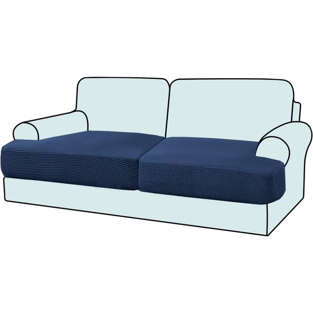 Housse de Coussin Extensible pour Canapé 1 Pce (1 Ivoire)