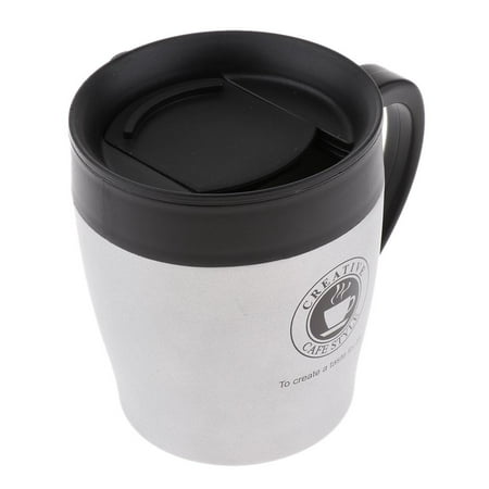 

Insulated Travel Cups Food Grade Stainless Bottle 350ml Grey