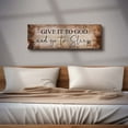 thumbnail image 7 of Give It To God and Go To Sleep, Above Bed Wall Decor for Bedroom, Give It To God and Go to Sleep Canvas, Ready To Hang for Bedroom Home Wall Decor 10x30, 7 of 7