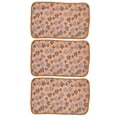 thumbnail image 1 of Manta de lana de coral para perros, 3 piezas con estampado de pata de perro, estera cálida para dormir, suministros para mascotas, verdadera excelencia, 1 of 8