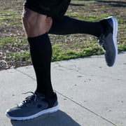 Copper Fit Energy Compression Socks with Easy-On/Easy-Off Technology, Black, Large/X-Large, Unisex
