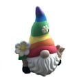 thumbnail image 2 of Garden Gnomes Statue Outdoor Decor,Gnomes Garden Decorations,Indoor gnome Figurine Woodstone Color for Home Decoration, 2 of 7