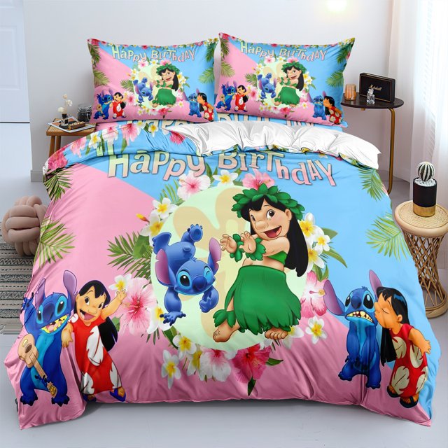 siniker Bedding Set Kids Quilt Cover 3D Cartoon Bedspread Cover with Pillowcase and Zipper Closure