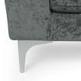 thumbnail image 3 of Noble House Niles Indoor Fabric Upholstered Chaise Lounge, Gray, 3 of 7