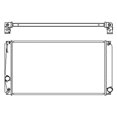thumbnail image 1 of 2009-2012 Toyota Rav4 Radiator (13383) 4-Cylinder North America Built, 1 of 1