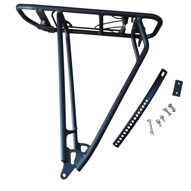 Portabicicletas Trasero, Capacidad de Carga de 25 Kg, Portátil, Fabricado en Aleación de Aluminio Resistente, para Rutas en Bicicleta Tanto en