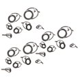 thumbnail image 1 of 21 Piezas / Juego GuÍAs de Caña de Pescar Punta  5-18mm Dia Kit de ReparaciÓn de Poste Juego de Ojos Anillos de LÍNea, 1 of 1