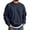 Navy #321, variant on Men's Crewneck Sweatshirt Solid Color Pullover Top with Ribbed Trim Relaxed Fit Fall Casual Sweatshirts
