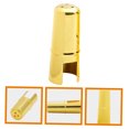 thumbnail image 4 of OULII 1Set Compact and Stylish Metal Saxophone Mouthpiece Protector Cap for Easy Carrying, 4 of 8