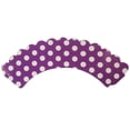 thumbnail image 3 of Wrapables® Standard Size Polka Dots Cupcake Wrappers (Set of 60), Purple, 3 of 4