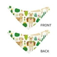 thumbnail image 6 of Kll Alpaca And Cactus Dog Bandanas,Triangle Reversible Pet Scarf For Small Medium Large And Extra Large Dogs-Large, 6 of 7