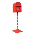 thumbnail image 1 of Elodie Metal Holiday Mailbox Accessory for Santa Mail, 47 Inches Tall for , , Stores, Red, 1 of 8